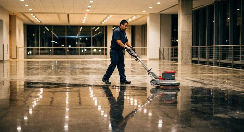 Commercial Floor Shining in Boston, MA
